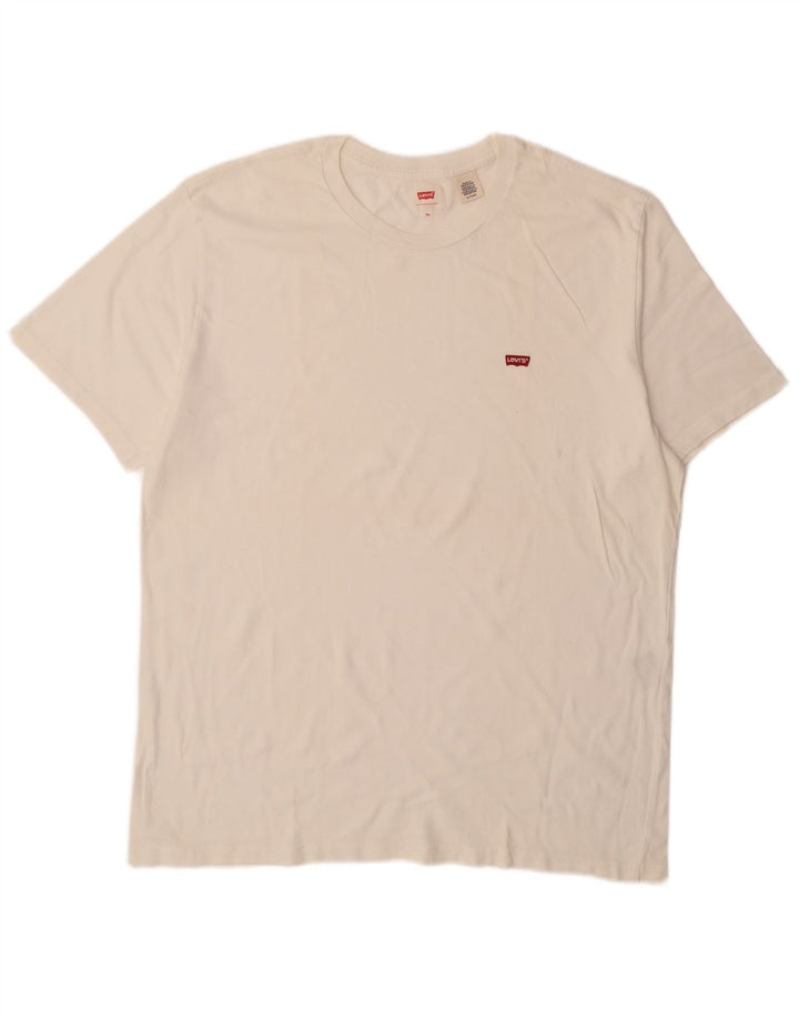 Tricou Bărbați LEVI'S Top XL Bumbac Alb