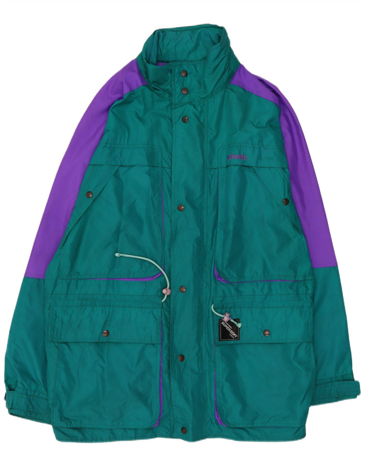 Jachetă de vânt pentru bărbați Dolomit UK 44 2XL Verde Colorblock