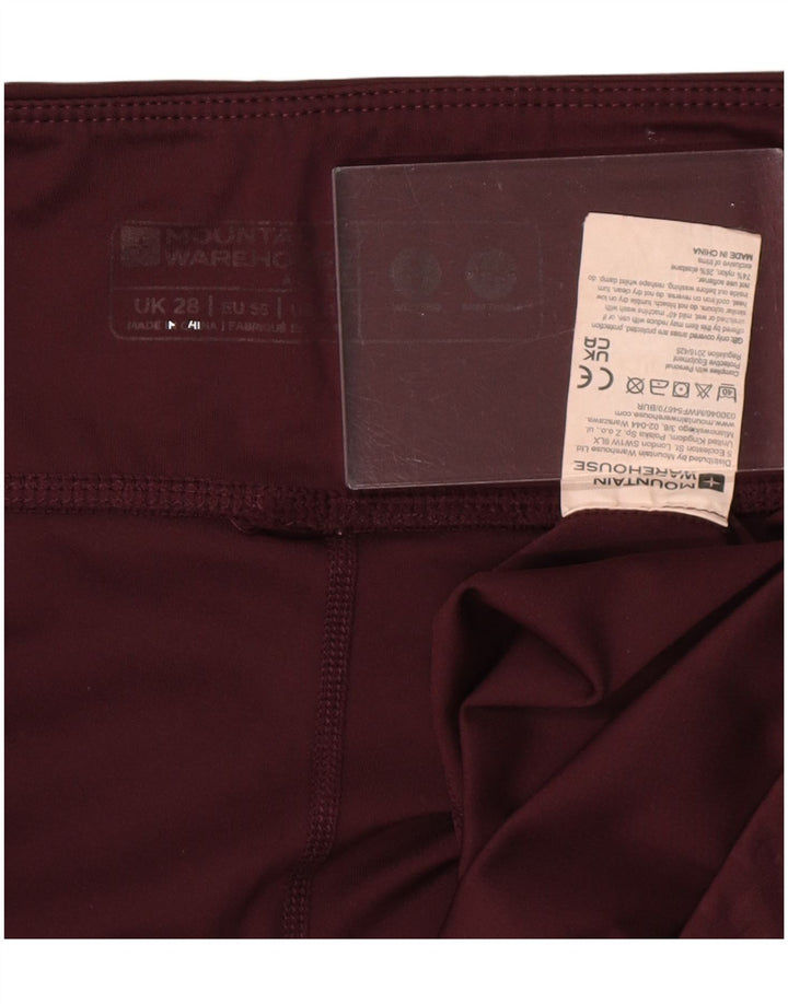 MOUNTAIN WAREHOUSE Leggings Capri pentru femei UK 22 3XL Bordeaux Nylon