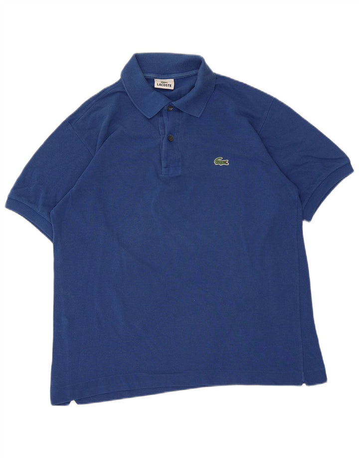 Tricou polo pentru bărbați Lacoste Mărimea 3 Bumbac albastru mic
