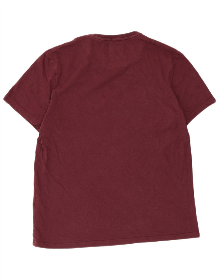 Tricou pentru bărbați Lyle & Scott Top mare din bumbac maro