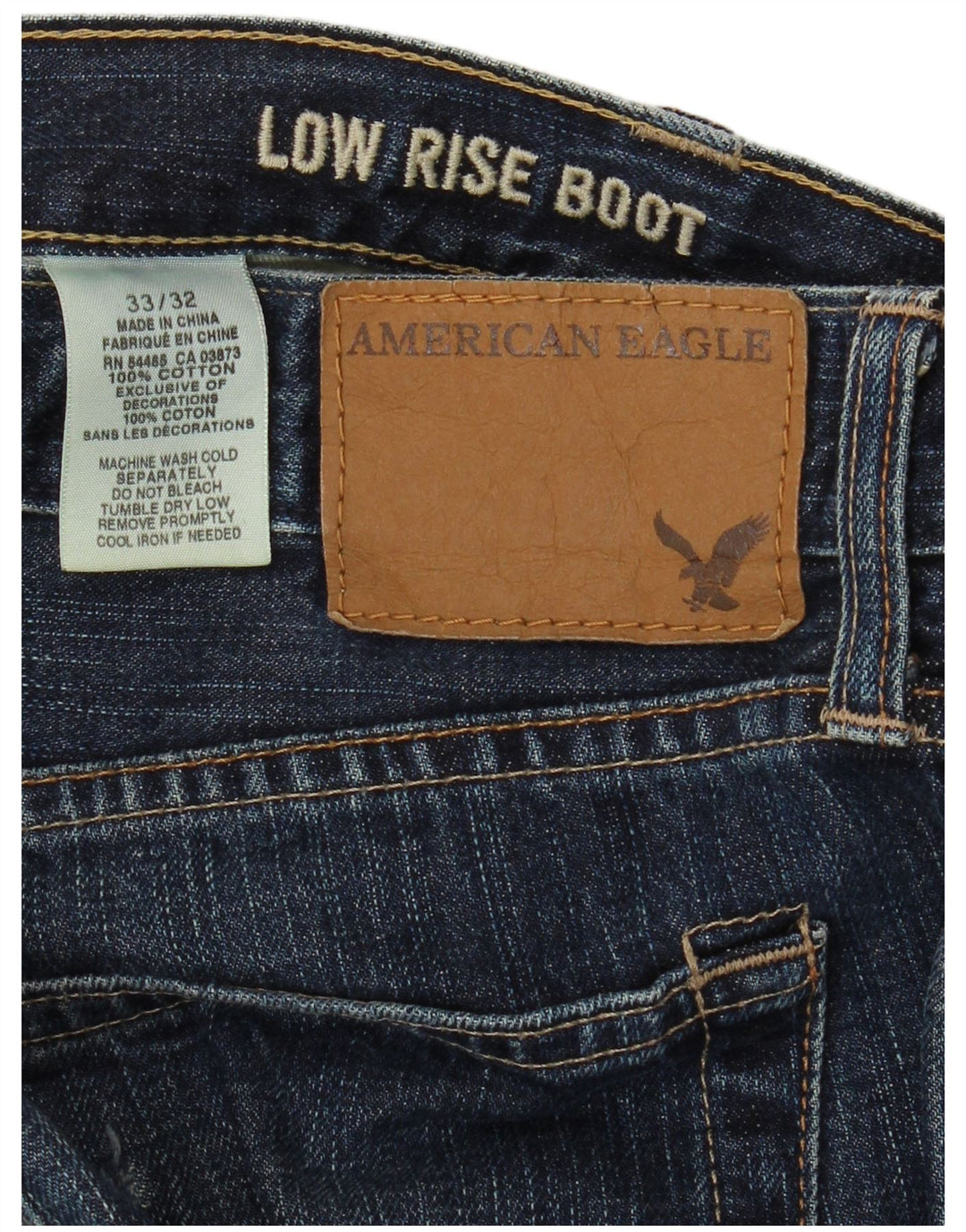 AMERICAN EAGLE Blugi drepti pentru bărbați L33 L32 Bumbac bleumarin