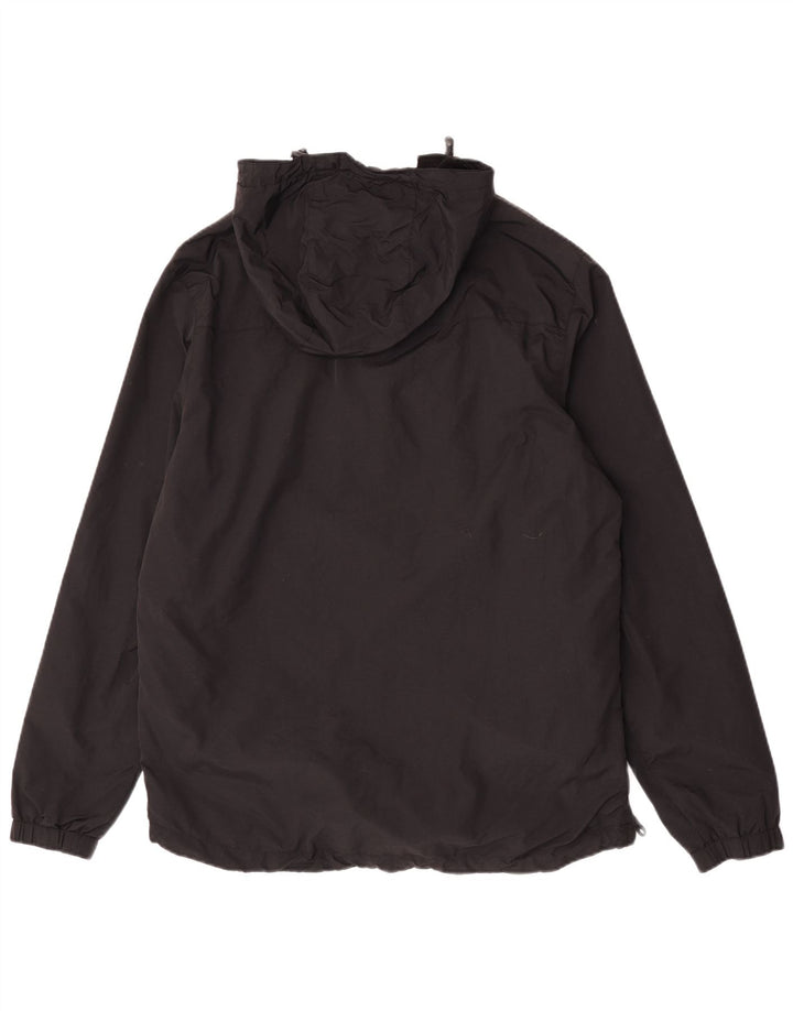 Jachetă Anorak cu glugă pentru bărbați Lyle & Scott UK 40, mare, negru, nailon