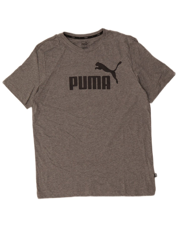 Tricou grafic PUMA pentru bărbați Top mare, gri cu pete