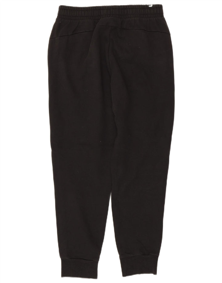 Pantaloni de trening grafic PUMA pentru bărbați Pantaloni de jogging, bumbac mediu negru