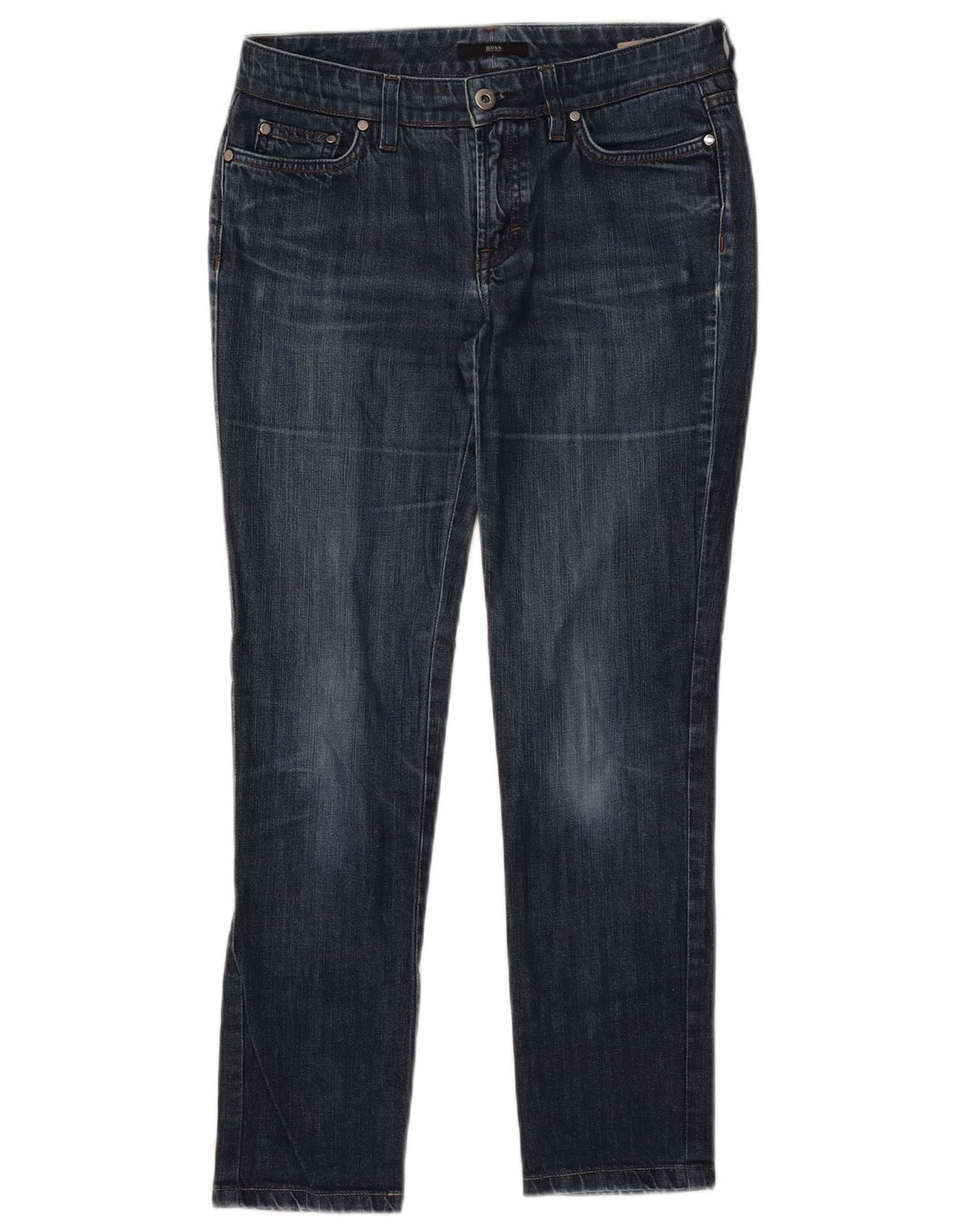 Blugi slim pentru femei Hugo Boss W37 L28 bleumarin