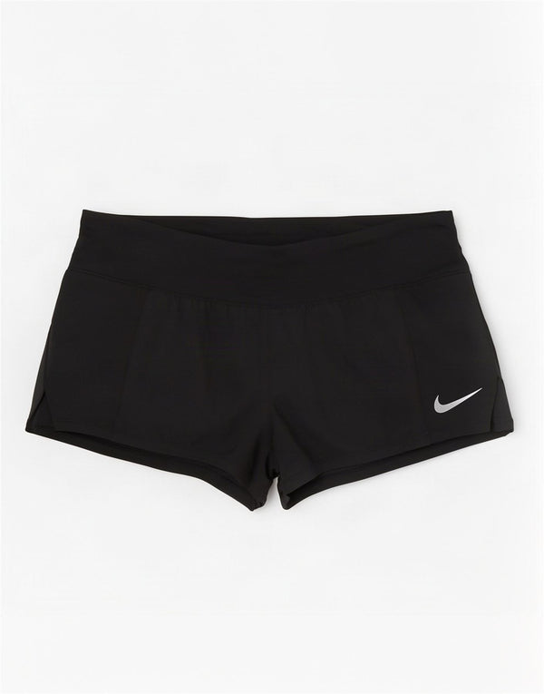 Pantaloni scurți sport Nike Dri Fit pentru femei UK 14 Large Black