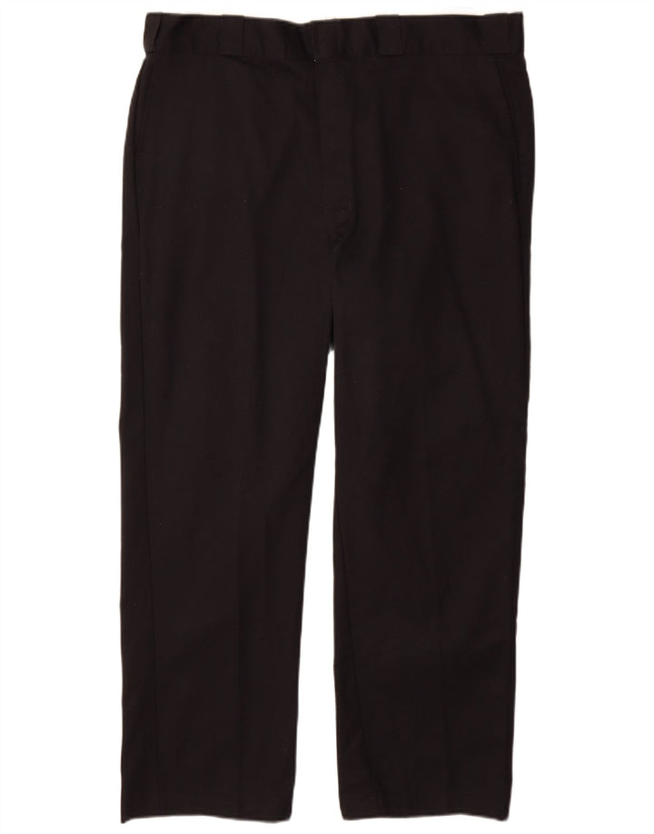 Pantaloni chino drepți pentru bărbați Dickies L36 L28 Poliester negru