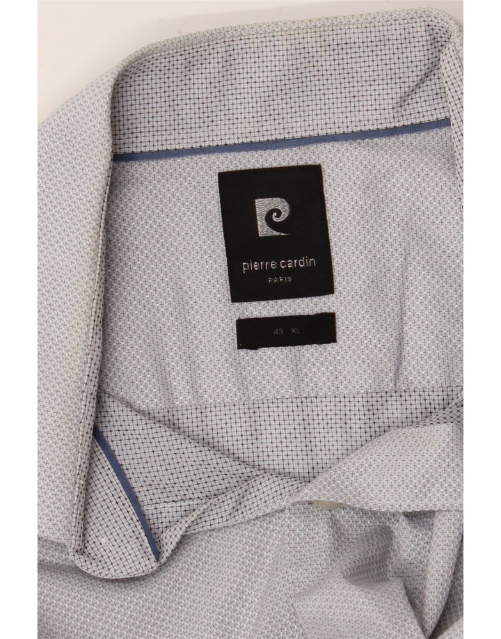 Cămașă pentru bărbați PIERRE CARDIN Mărimea 43 XL Blue Spotted
