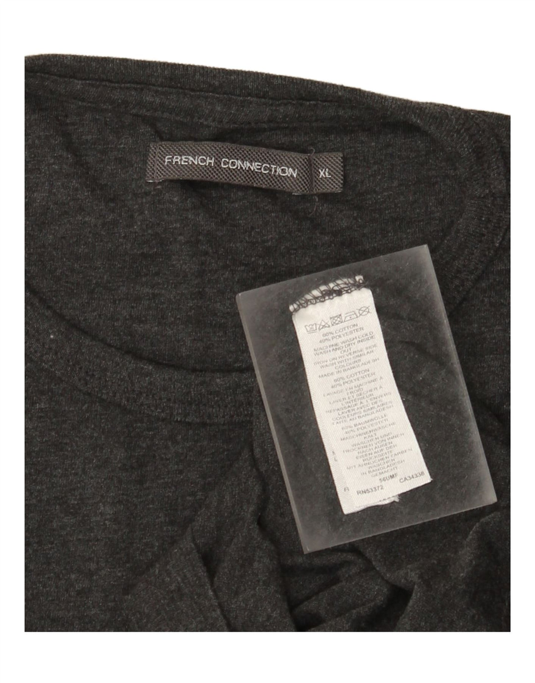 Tricou pentru bărbați French Connection Top XL bumbac gri