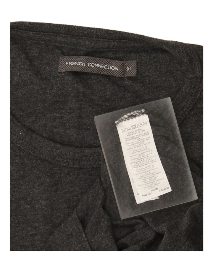 Tricou pentru bărbați French Connection Top XL bumbac gri
