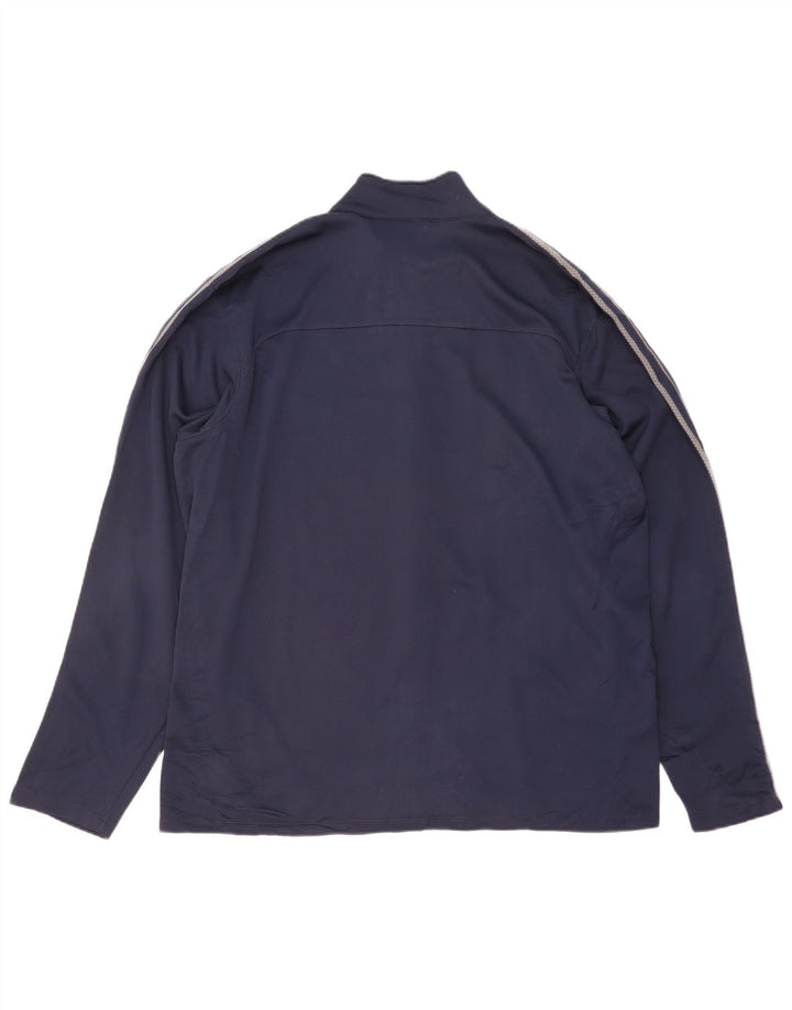 Jachetă de trening pentru bărbați NIKE, 2XL, poliester cu dungi bleumarin