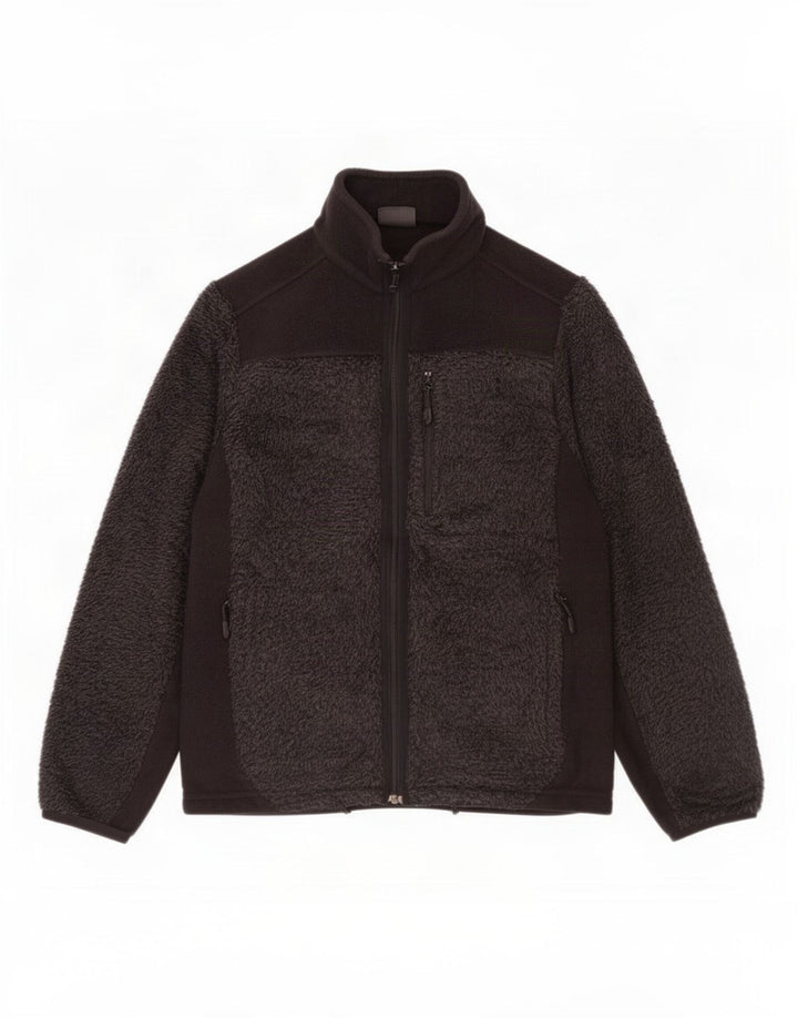 Jack Wolfskin Jachetă pentru bărbați din lână UK 38 Poliester negru mic
