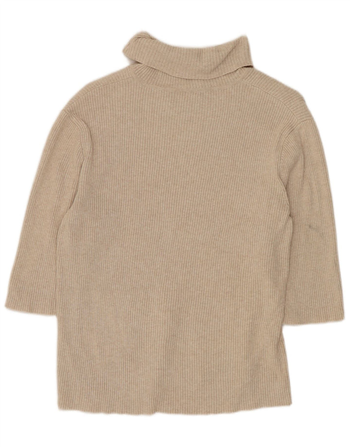 Pulover pentru femei Ralph Lauren cu gât rulat, mare, bej