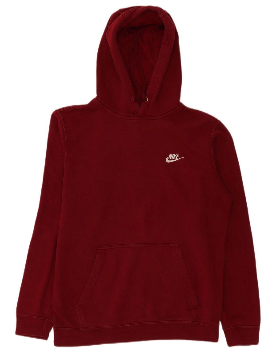 Pulover Nike pentru bărbați, bumbac burgundy mediu