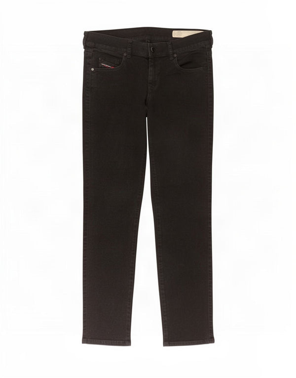 Diesel Sandy Regular Slim Straight Jeans pentru femei W29 L32 bumbac negru