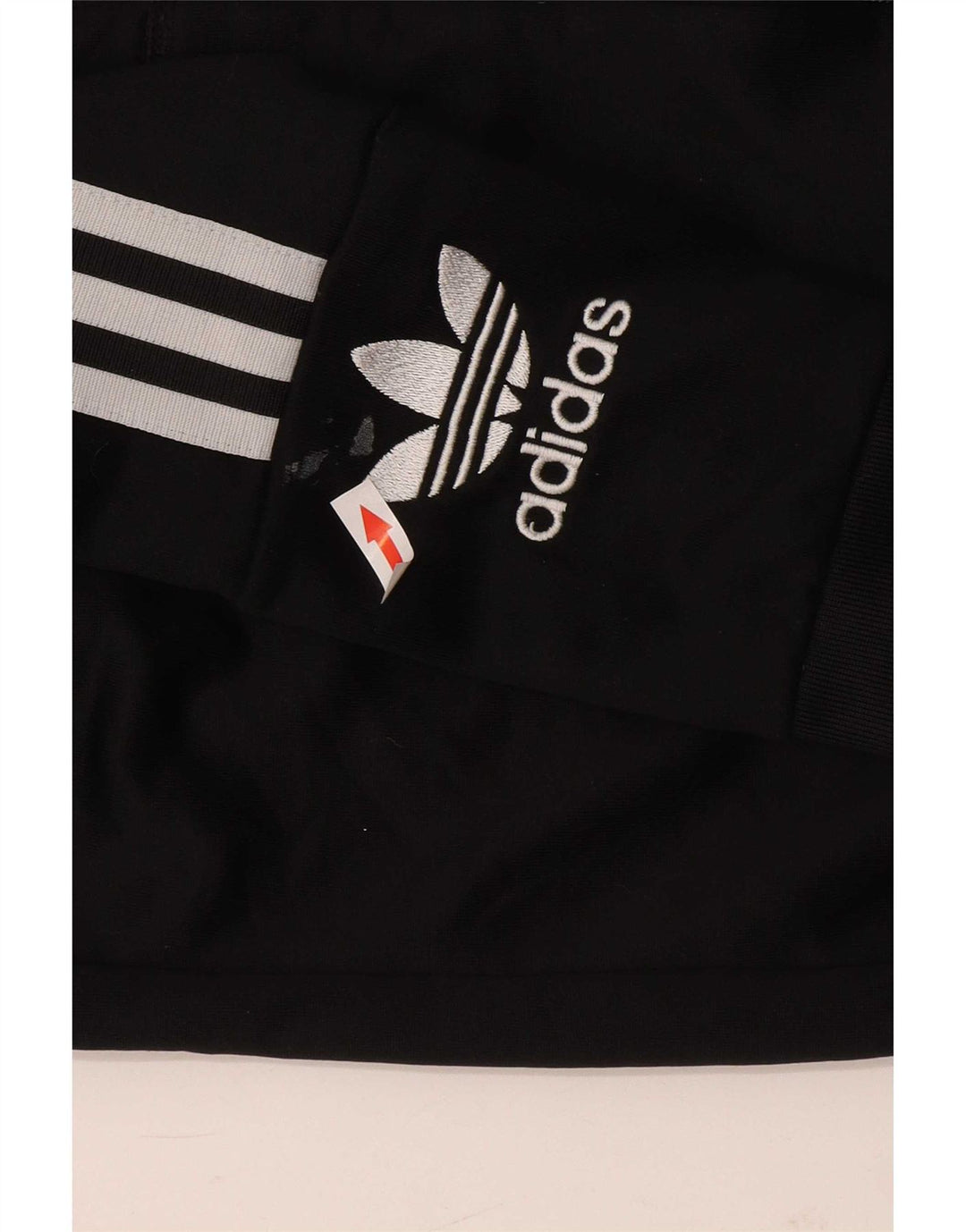 Pulover Adidas Graphic Zip pentru femei UK 12 Poliester mediu negru
