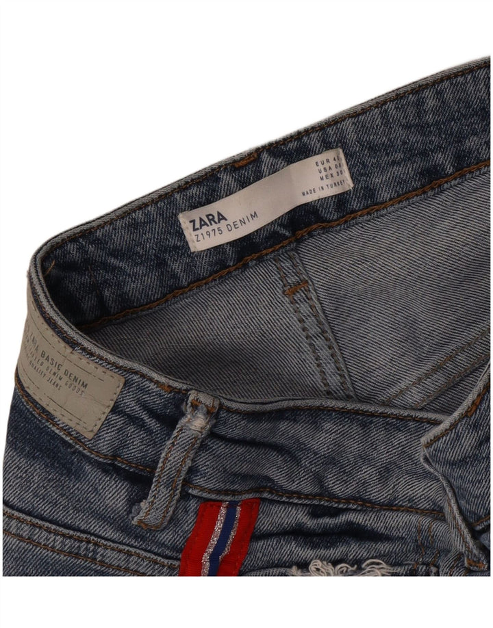 Blugi skinny dama Zara EU 40 Medium W30 L28 Albastru