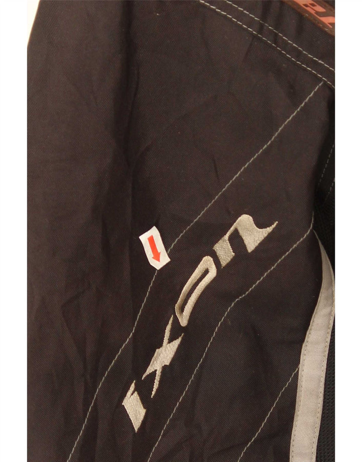 Jachetă pentru motocicletă Ixon Graphic Racer pentru bărbați UK 38 Poliester mediu negru