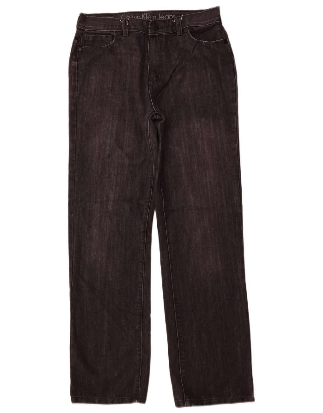 CALVIN KLEIN Blugi Rebel drepte fete 15-16 ani W30 L29 negru clasic