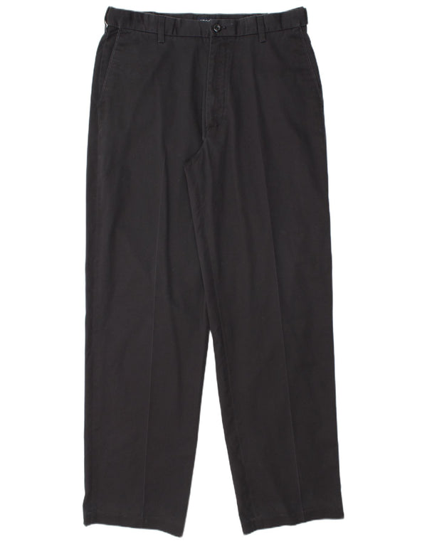 Pantaloni chino drepți pentru bărbați IZOD L34 L34 bumbac bleumarin