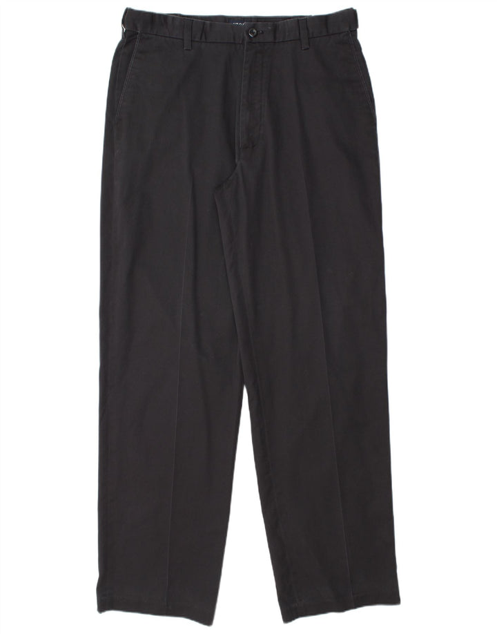 Pantaloni chino drepți pentru bărbați IZOD L34 L34 bumbac bleumarin