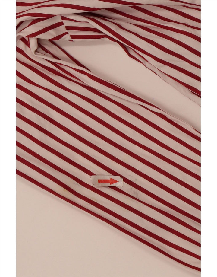 Cămașă Tommy Hilfiger pentru femei US 6 Medium Red Pinstripe Bumbac