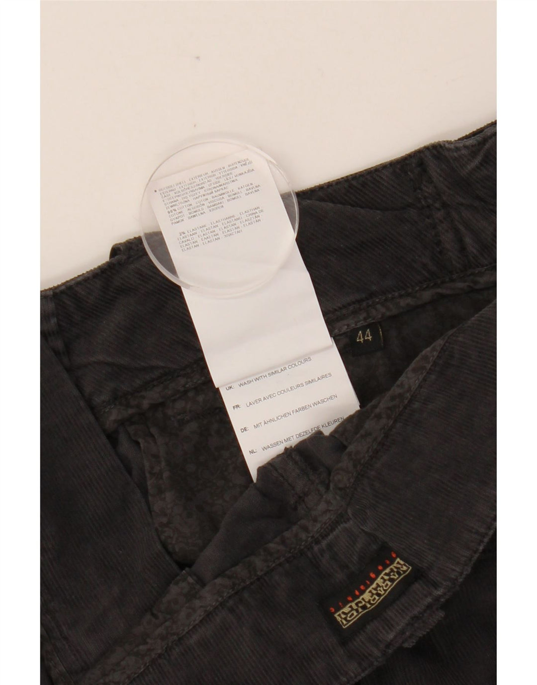 Fusta NAPAPIJRI pentru femei Geographic velur IT 44 Medium W32 Bumbac negru