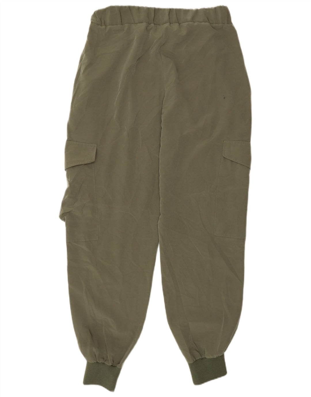 Pantaloni cargo pentru femei Zara Joggeri Mici L28 L27 Kaki Poliester