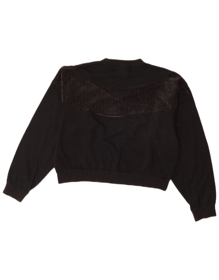 Pulover supradimensionat pentru femei NIKE UK 10 Bumbac negru mic