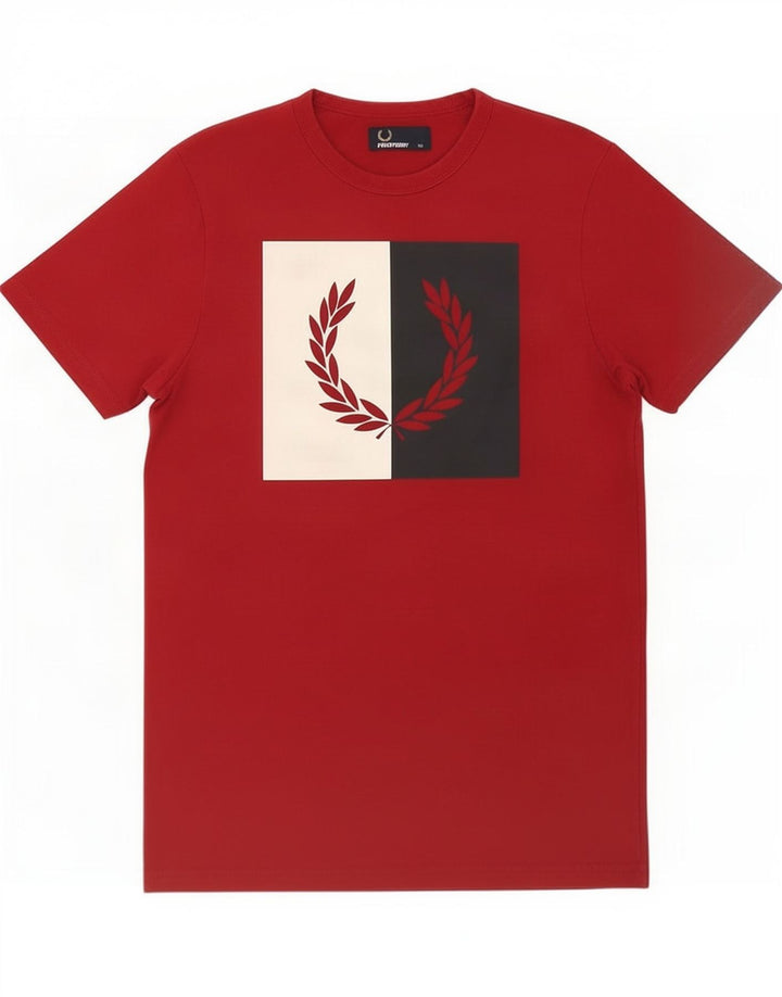 Tricou grafic pentru bărbați Fred Perry Top XS Red