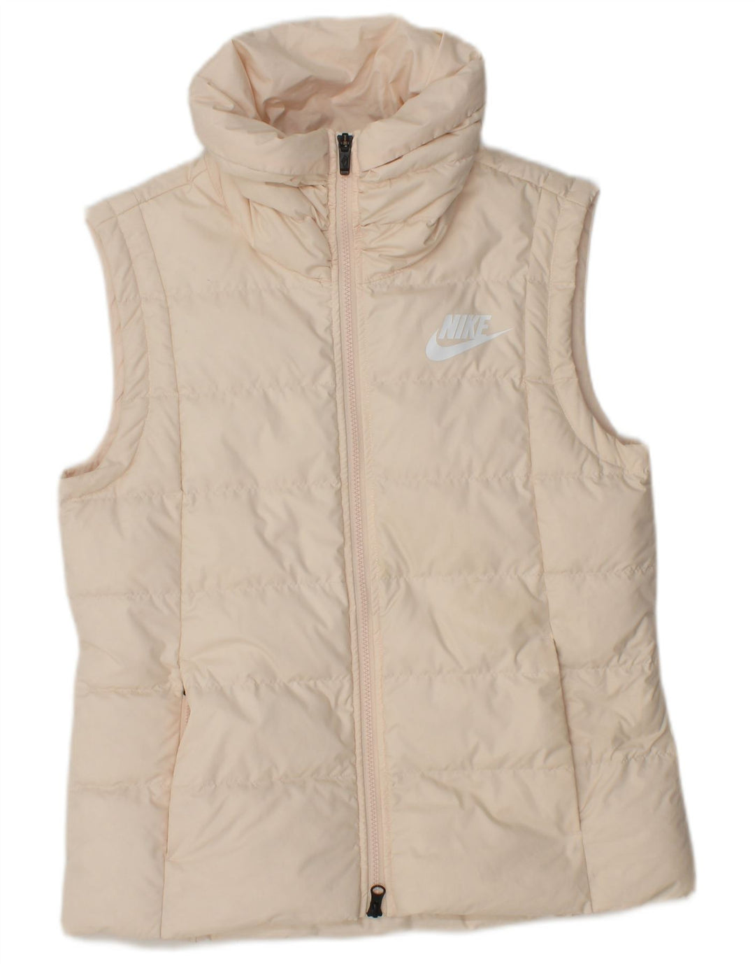Gilet căptușit pentru femei NIKE UK 14 Medium Beige Poliester