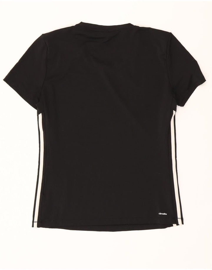 Tricou ADIDAS Climalite pentru femei UK 12/14 Poliester mediu negru