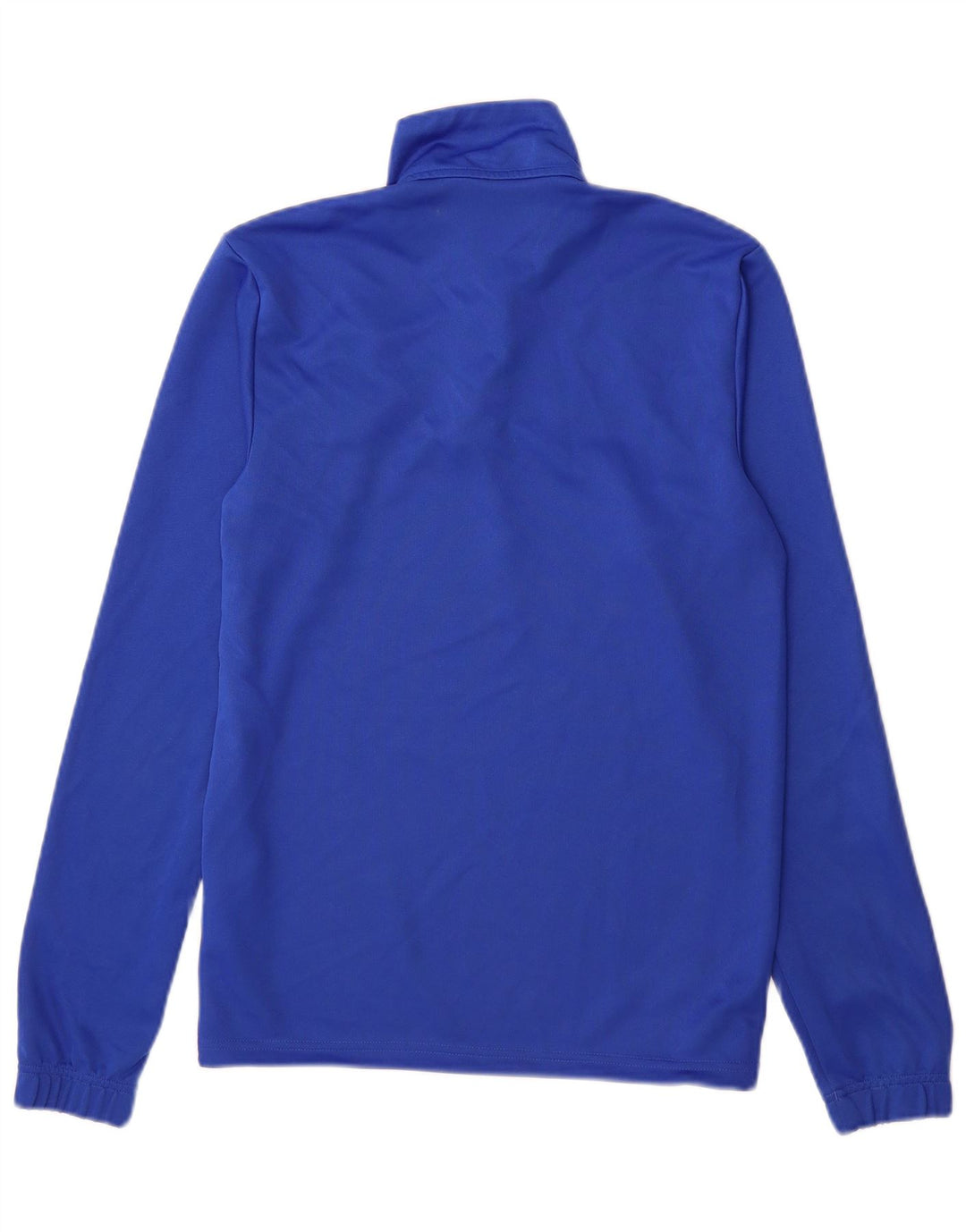 ADIDAS Mens Climalite Zip Neck Pullover Tracksuit Top XS Blue Polyester
