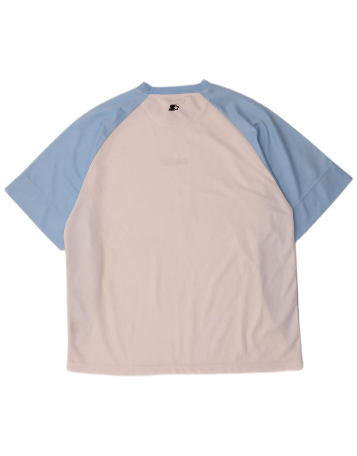 STARTER Tricou grafic pentru bărbați Top 2XL, alb, poliester color bloc