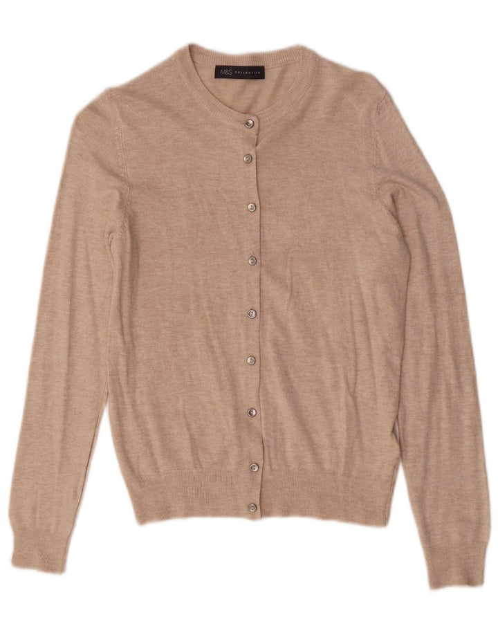 Pulover pentru femei Marks & Spencer Crop Cardigan UK 12 Medium Pink Flecked