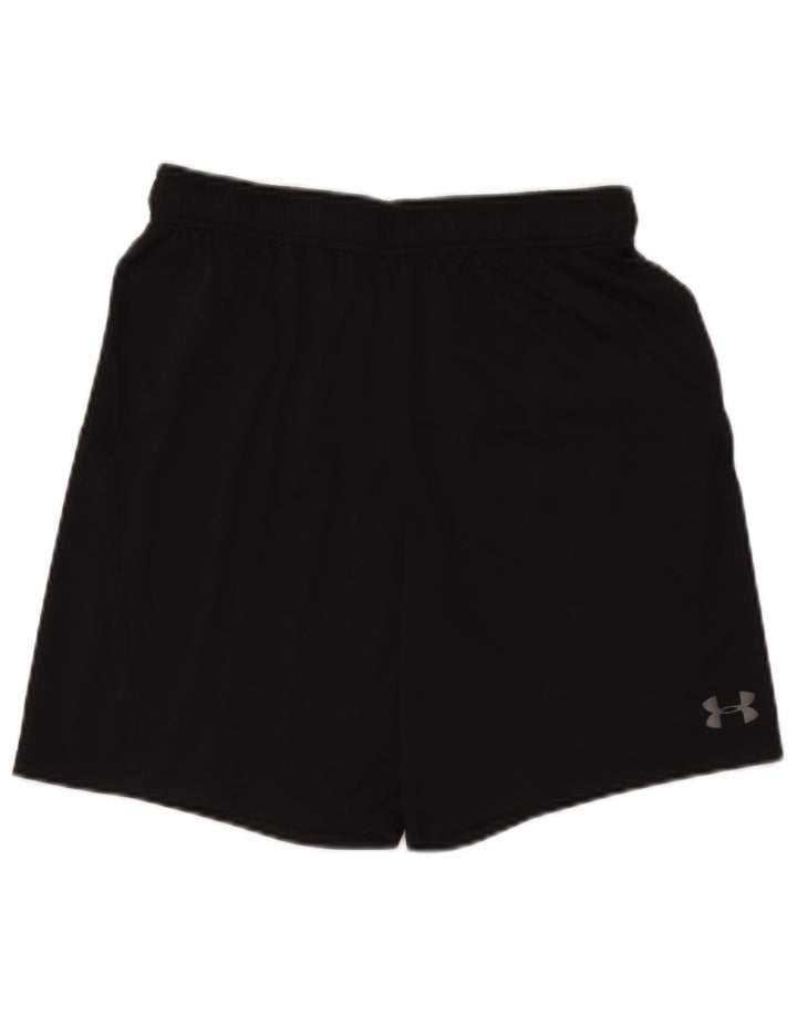 Pantaloni scurți sport Under Armour pentru bărbați, poliester mediu negru