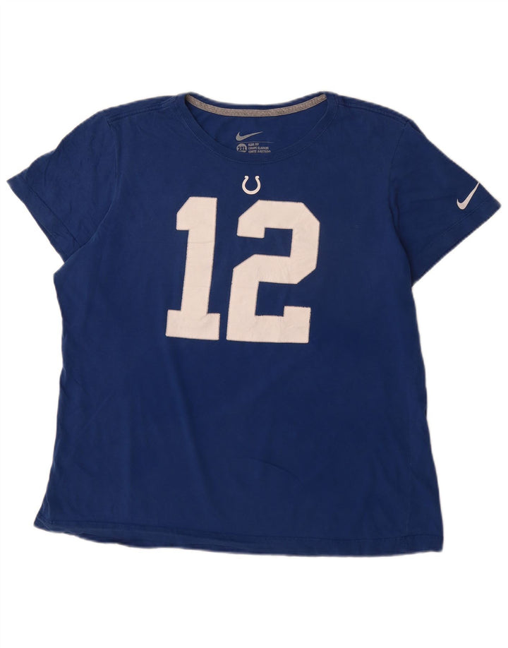 Tricou grafic NIKE Indianapolis Colts Slim Fit pentru femei UK 20 2XL Albastru