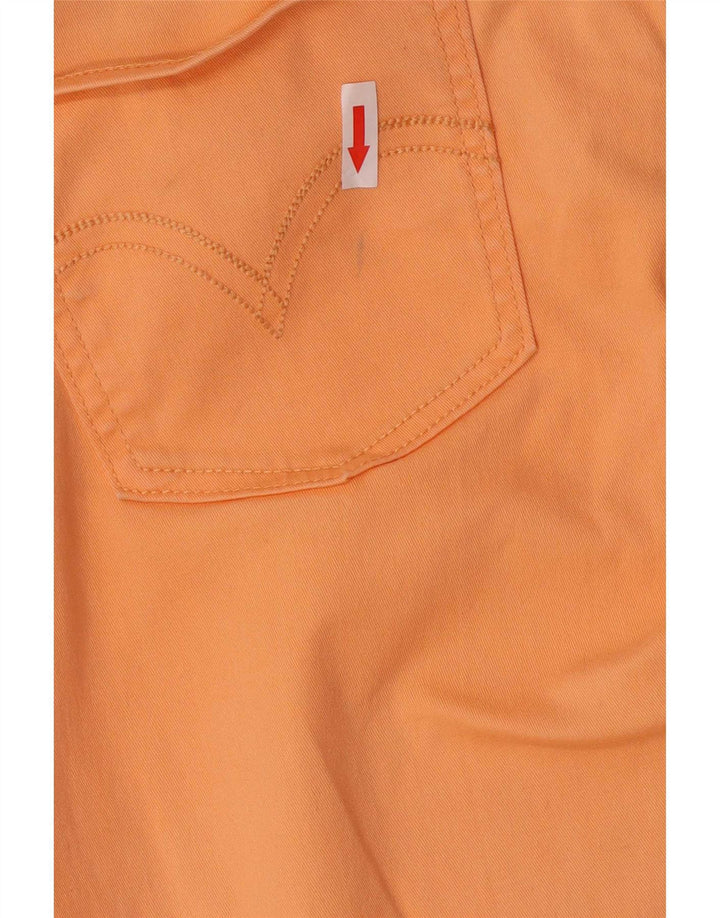 Jeans jegging Levi's pentru femei W34 L32 bumbac portocaliu