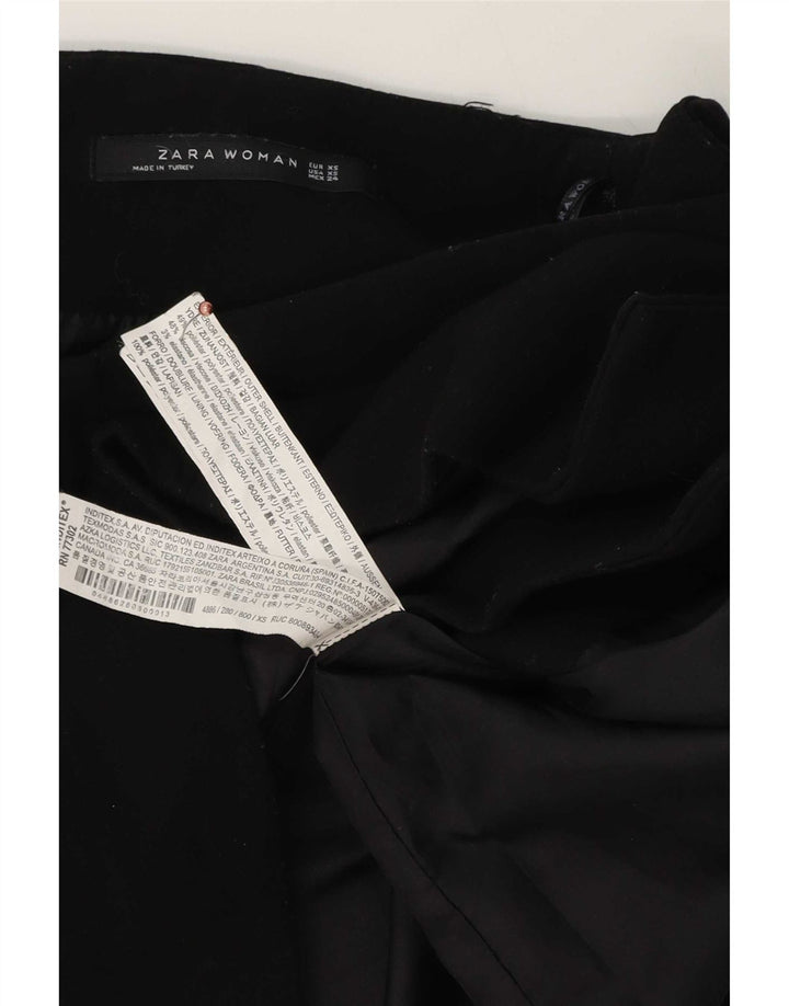Fustă mini pentru femei Zara XS W24 Poliester negru
