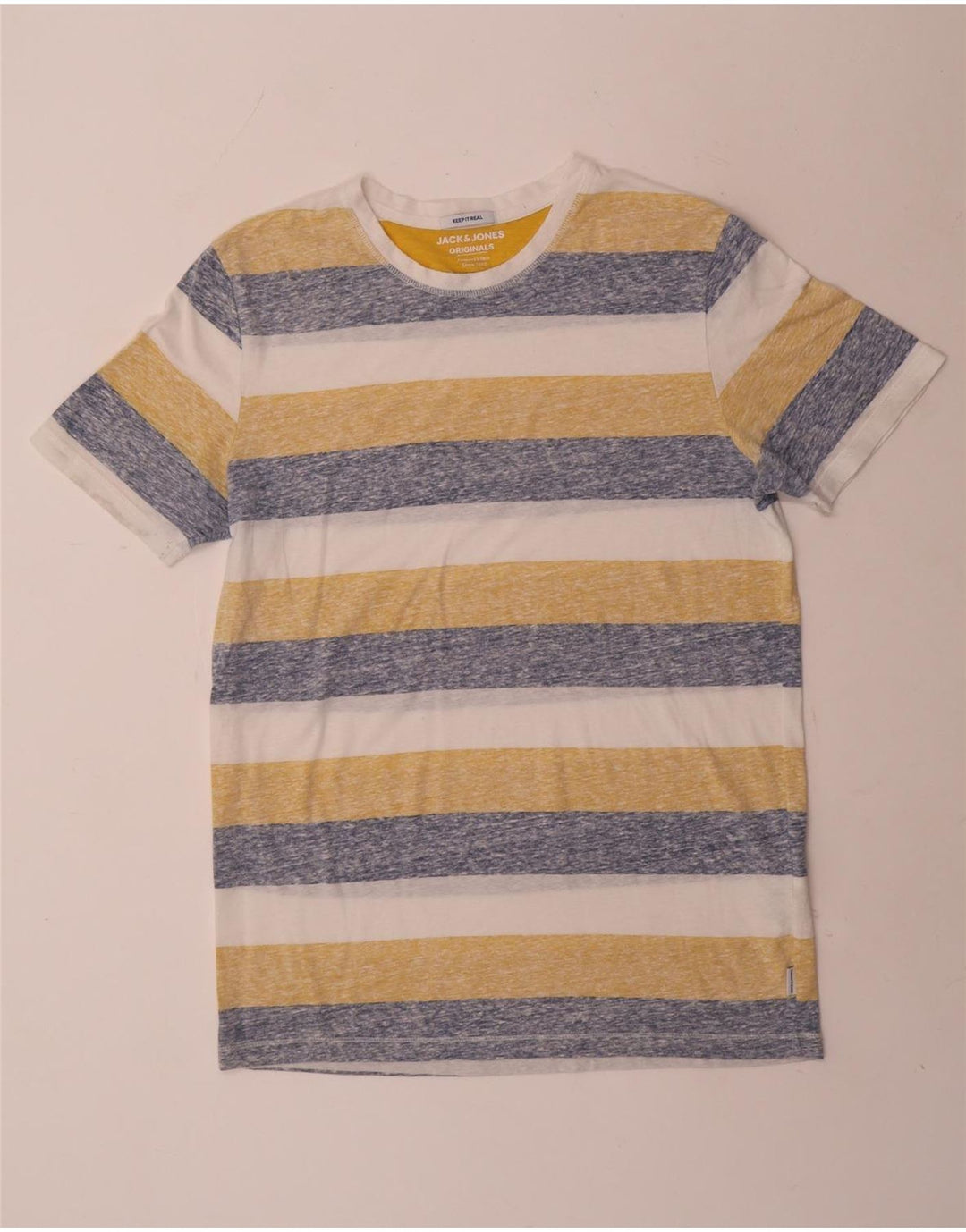 Tricou Jack & Jones pentru bărbați Top mare poliester cu dungi multicolore