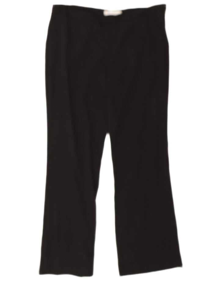 Pantaloni casual pentru femei Bootcut Zara 2XL L42 L31 Poliester negru