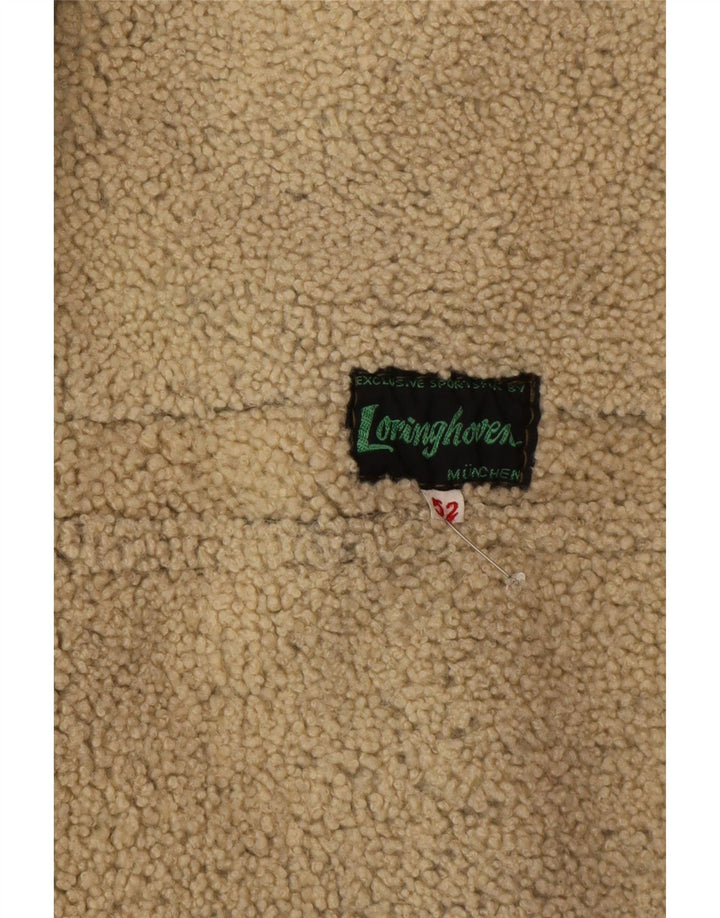 Palton din piele pentru bărbați Loringhoven IT 52 XL verde