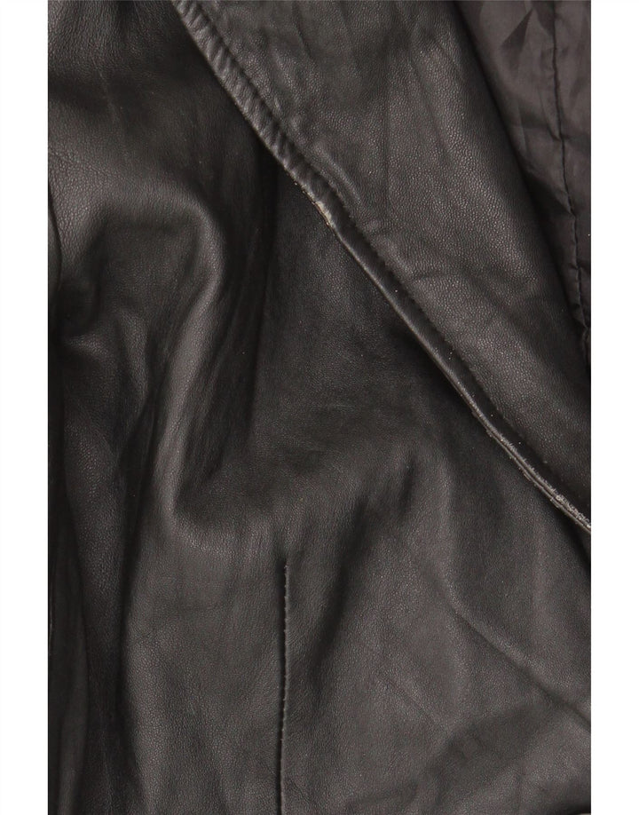 Jachetă Blazer pentru femei Calvin Klein Jeans cu 1 nasture UK 10 Mic Negru