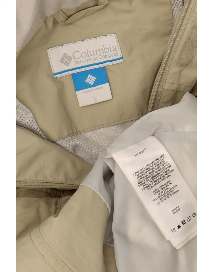 COLUMBIA Womens Oversized Utility Jacket UK 10 Small Green Nylon