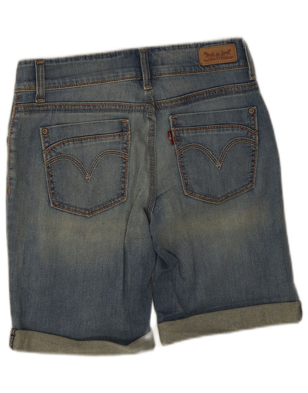 Pantaloni scurți din denim Levi's pentru femei US 6 Medium W28 Blue Bumbac