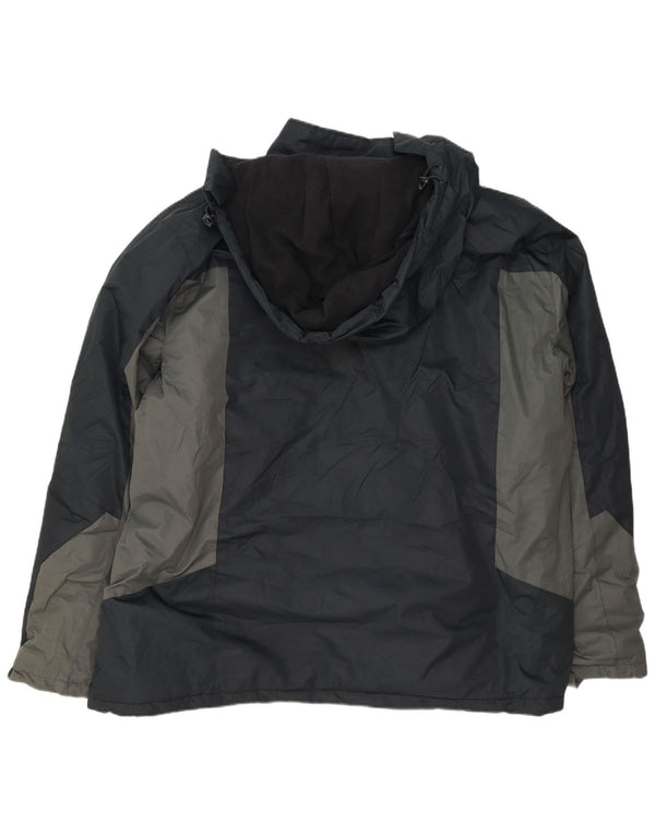 Jachetă de schi cu glugă pentru bărbați Mountain Warehouse UK 48 4XL Negru Colorblock