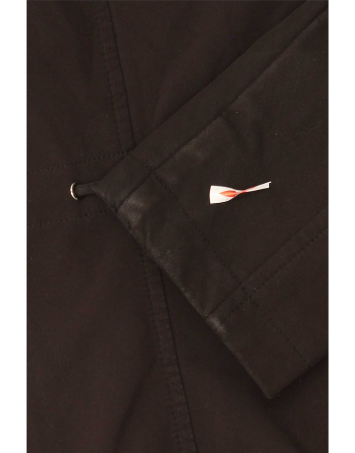 French Connection haină de vânt cu glugă pentru femei UK 10 Small Black
