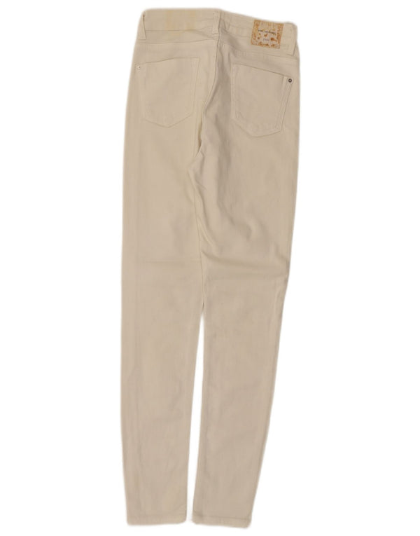 Blugi skinny dama Zara EU 34 2XS L24 L28 Bumbac alb