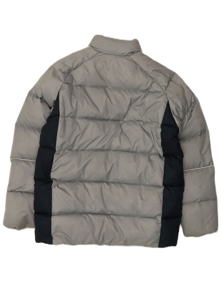 Jachetă căptușită pentru bărbați Adidas UK 36, gri mic, poliester color bloc